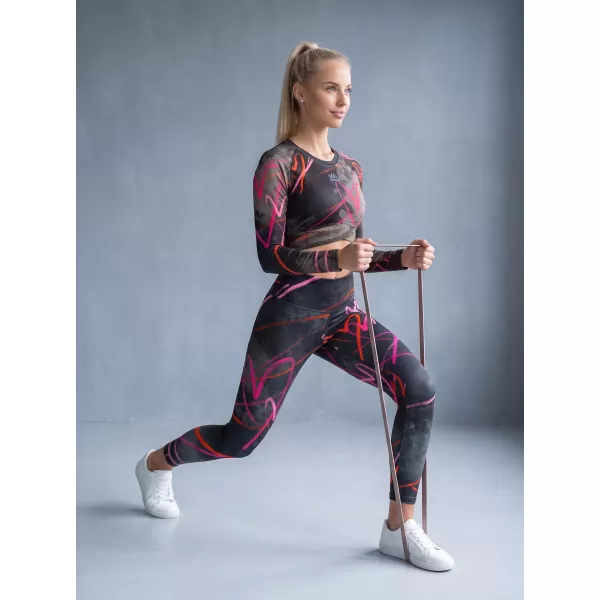  Ženske duge premium tajice ALTISPORT VOJ/ALW082LEG01 CRNA 