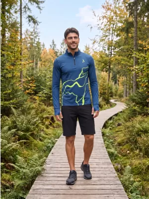 Muška sportska majica premium plus ALTISPORT VOJ/ALM073MI04 TAMNO-FLUO ŽUTA