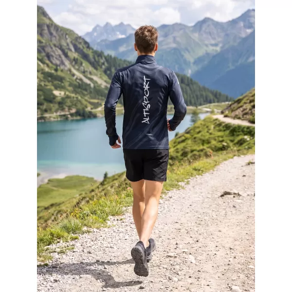  Muška sportska majica premium plus ALTISPORT VOJ/ALM072MI04 CRNA 