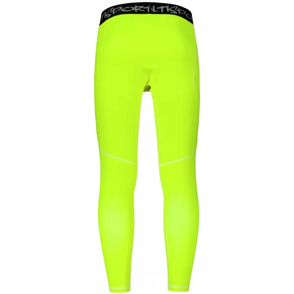  Muške duge premium sportske tajice ALTISPORT VOJ/ALM000LEG01 FLUO-ŽUTA 