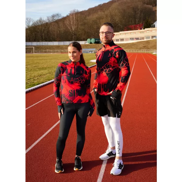  Ženska premium plus sportska majica ALTISPORT VOJ/ALW076MI04 CRVENO/CRNO 