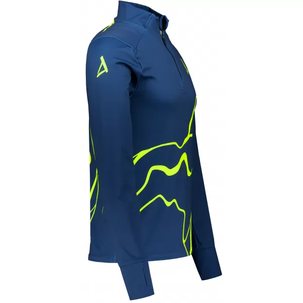  Muška sportska majica premium plus ALTISPORT VOJ/ALM073MI04 TAMNO-FLUO ŽUTA 