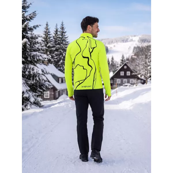  Muška sportska majica premium plus ALTISPORT VOJ/ALM073MI04 FLUO-ŽUTA 
