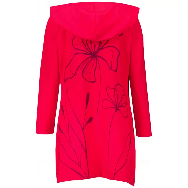  Ženski vrhunski kardigan ALTISPORT VOJ/ALW075MI07 SVIJETLO-CRVENA 