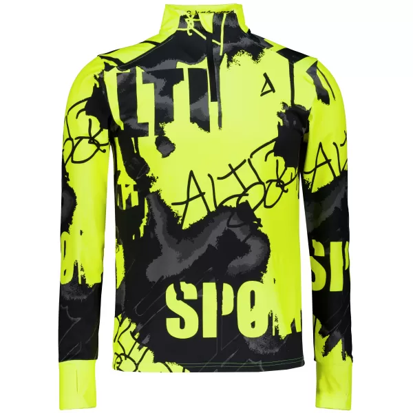 Muška sportska majica premium plus ALTISPORT VOJ/ALM076MI04 FLUO-ŽUTA 