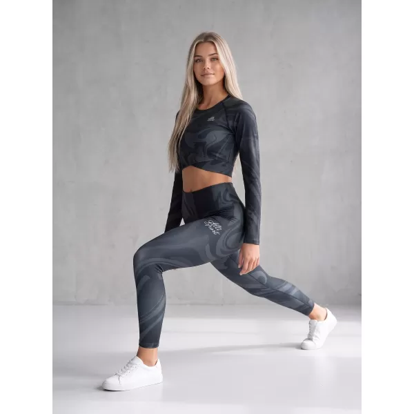  Ženske duge premium tajice ALTISPORT VOJ/ALW072LEG01 CRNA 