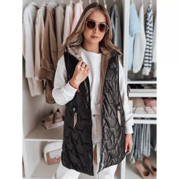  Prsluk DSTREET GLITTI TY4804 CRNI 