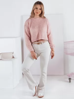 Ladijske hlače DSTREET FLAREJOY UY2367 BEŽ