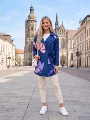Ženska dukserica Premium torba ALTISPORT VOJ/ALW086MI05 TAMNO PLAVO-LJUT
