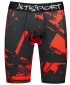 Muške sportske tajice iznad koljena premium ALTISPORT VOJ/ALM079LEG02 CRNO I CRVENO