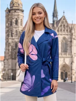Ženska dukserica Premium torba ALTISPORT VOJ/ALW086MI05 TAMNO PLAVO-LJUT
