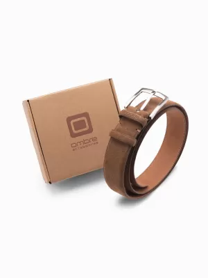 Muški pojas OMBRE OU-ACBE-0112 SMEĐI