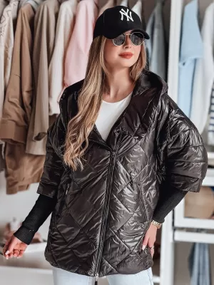 Ženska jakna DSTREET PUFFILOF TY4855 CRNI