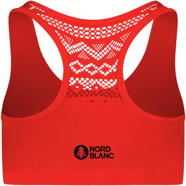  Ženski sportski grudnjak NORDBLANC STABILITY NBSFL8034 NARANČASTA TINTA 