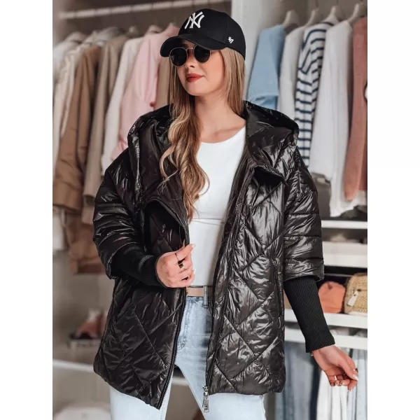  Ženska jakna DSTREET PUFFILOF TY4855 CRNI 