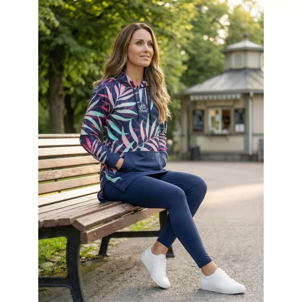  Ženski funkcionalni produljeni sweatshirt premium ALTISPORT VOJ/ALW094MI03 ROZA/MENTA 
