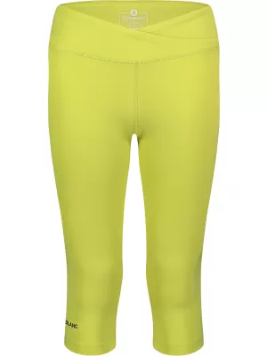 Ženske 3/4 fitness tajice NORDBLANC NBSPL8037 ZELENA