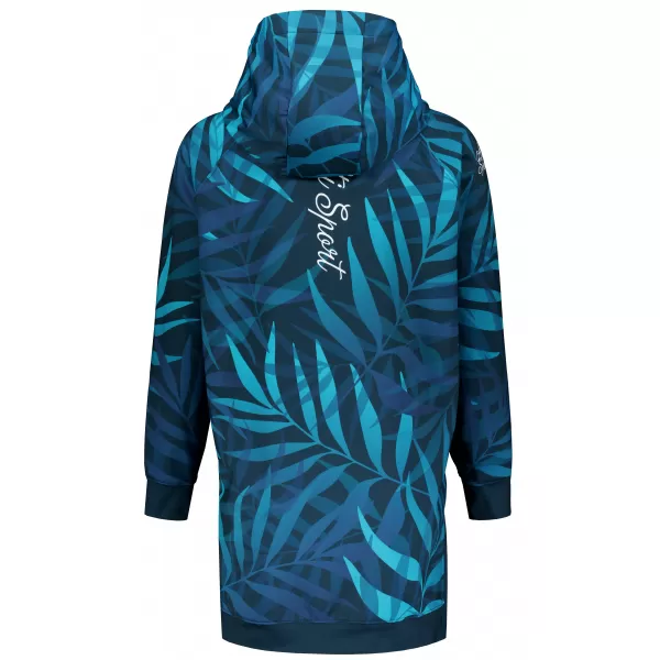  Ženski funkcionalni produljeni sweatshirt premium ALTISPORT VOJ/ALW094MI03 PLAVA 