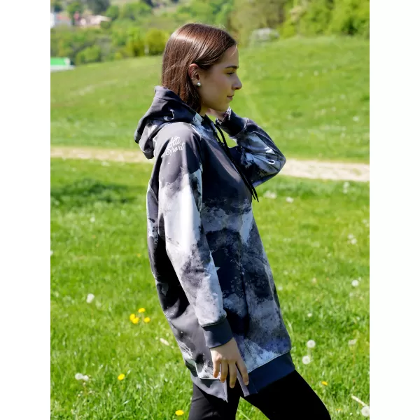  Ženski funkcionalni produljeni sweatshirt premium ALTISPORT VOJ/ALW093MI03 SIVA 