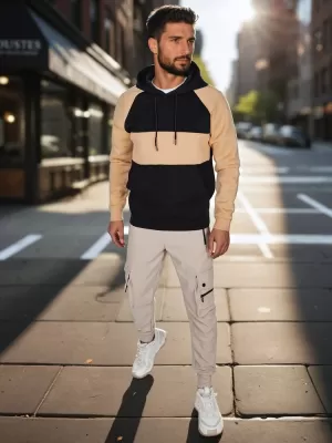Muška dukserica DSTREET BX5897 MJEŠAVINA BOJA