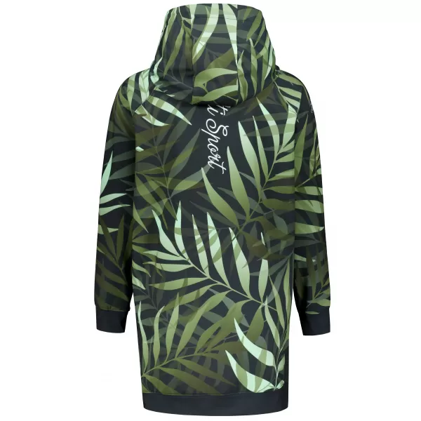  Ženski funkcionalni produljeni sweatshirt premium ALTISPORT VOJ/ALW094MI03 ZELENA 