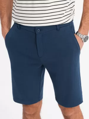 Kratke hlače OMBRE OM-SRCS-0166 MORNARSKO PLAVA BOJA