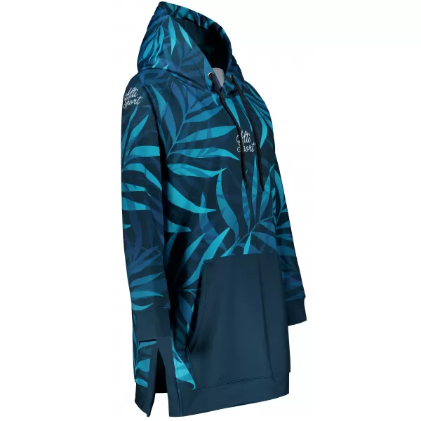  Ženski funkcionalni produljeni sweatshirt premium ALTISPORT VOJ/ALW094MI03 PLAVA 