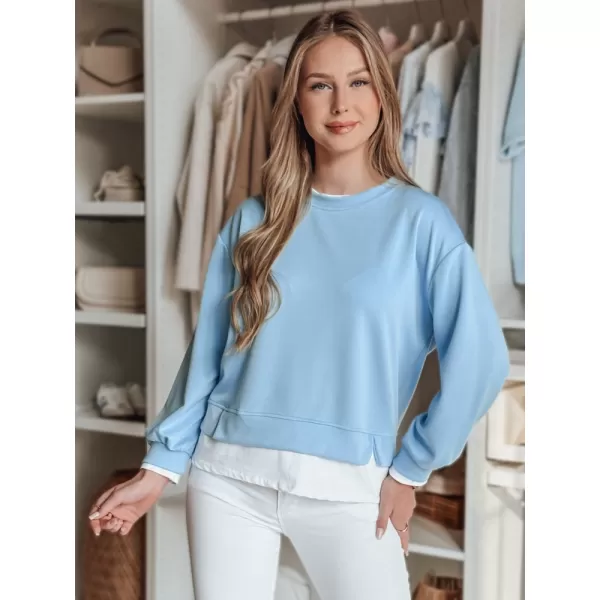  Ženska majica DSTREET LUZZIO BY1382 SVIJETLOPLAV 