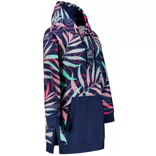  Ženski funkcionalni produljeni sweatshirt premium ALTISPORT VOJ/ALW094MI03 ROZA/MENTA 