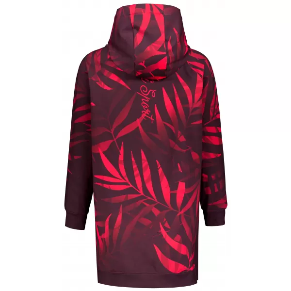  Ženski funkcionalni produljeni sweatshirt premium ALTISPORT VOJ/ALW094MI03 VINO/CRVENO 