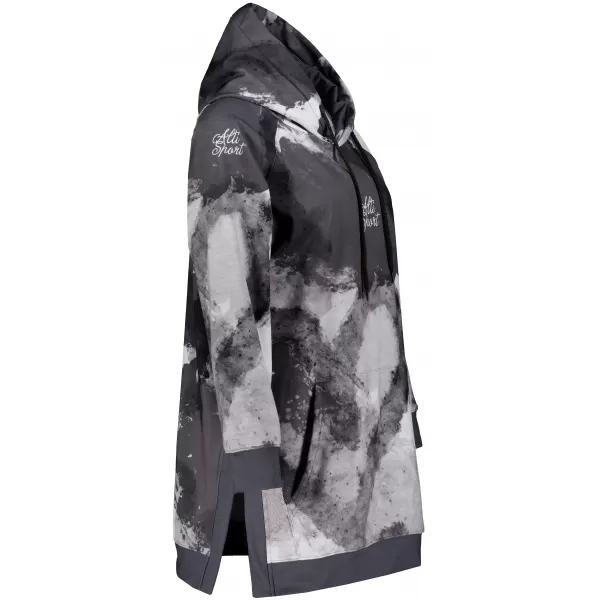  Ženski funkcionalni produljeni sweatshirt premium ALTISPORT VOJ/ALW093MI03 SIVA 