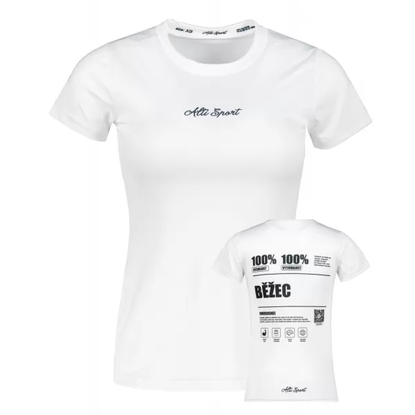  Ženska premium funkcionalna majica ALTISPORT BĚŽEC VOJ/ALW091TR01 BIJELA 
