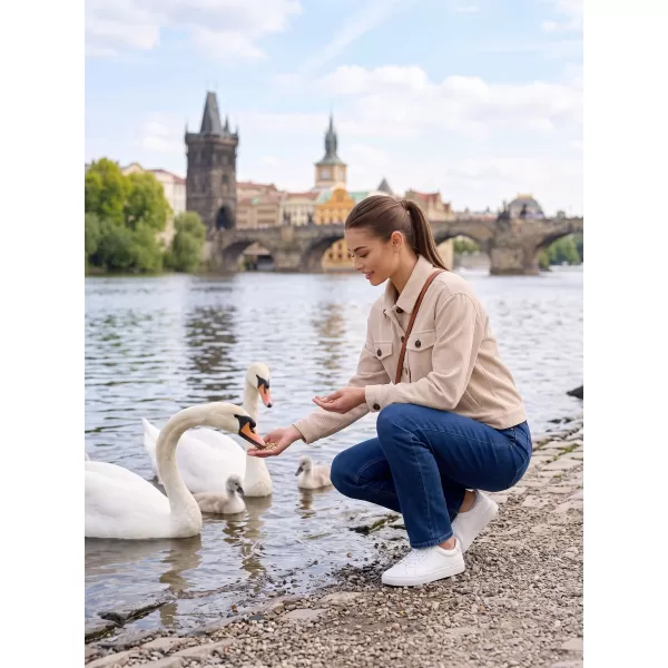  Ženska jakna ALTISPORT EVELINA SVIJETLA KREMA 