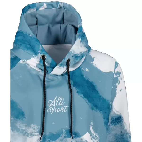  Ženski funkcionalni produljeni sweatshirt premium ALTISPORT VOJ/ALW093MI03 SVIJETLOPLAVA 