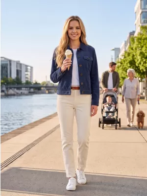 Ženska jakna ALTISPORT EVELINA PLAVA