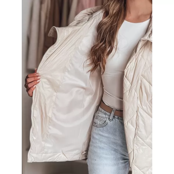  Ženska jakna DSTREET PUFFILOF TY4856 BIJELA 