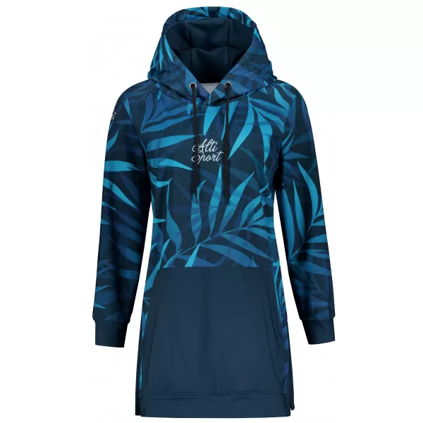  Ženski funkcionalni produljeni sweatshirt premium ALTISPORT VOJ/ALW094MI03 PLAVA 