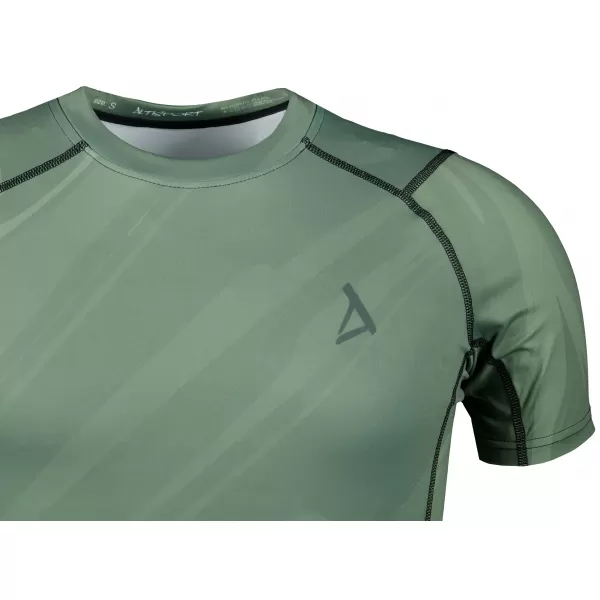  Muška funkcionalna kompresijska majica kratkih rukava premium ALTISPORT VOJ/ALM072TR04 ZELENA 