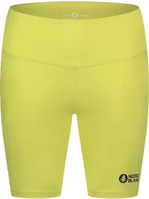 Ženske kratke fitness tajice NORDBLANC NBSPL8036 ZELENA