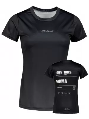 Ženska premium funkcionalna majica ALTISPORT MÁMA VOJ/ALW092TR01 CRNA