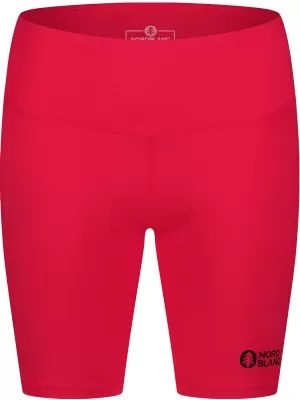 Ženske kratke fitness tajice NORDBLANC NBSPL8036 RUŽIČASTA