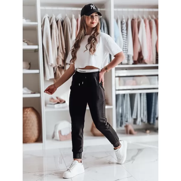  Ladijske hlače DSTREET SPORTIVO UY2398 CRNI 