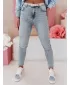 Ladijske hlače DSTREET SKINNEX UY2476 PLAVI