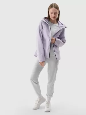 Ženska jakna 4F WSS25TTJAF702 LAGANA LJUBIČASTA