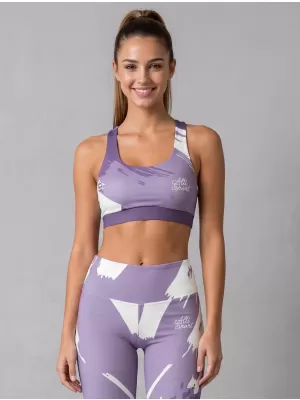 Ženski vrhunski sportski grudnjak ALTISPORT VOJ/ALW081POD01 LJUBIČASTA