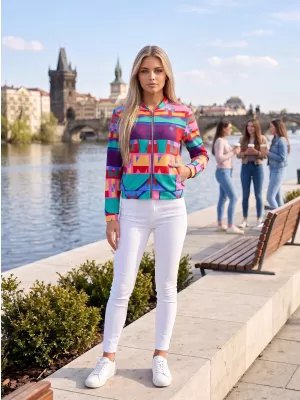 Ženska jakna ALTISPORT ELICE RUŽIČASTA