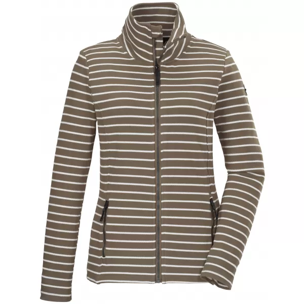  Ženski sweatshirt KILLTEC GS 60 43174 BEŽ S PRUGAMA 