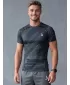 Muška funkcionalna kompresijska majica kratkih rukava premium ALTISPORT VOJ/ALM072TR04 CRNA