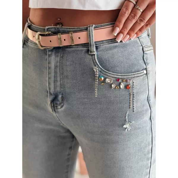  Ladijske hlače DSTREET BLINGBLING UY2451 PLAVI 
