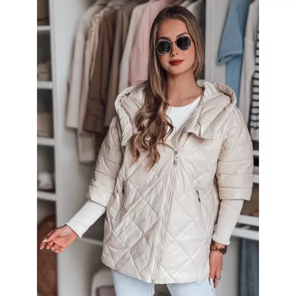  Ženska jakna DSTREET PUFFILOF TY4856 BIJELA 